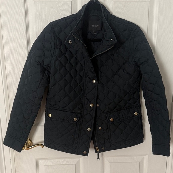 J. Crew Jackets & Blazers - J. Crew Dark navy Quilted Outerwear size small
